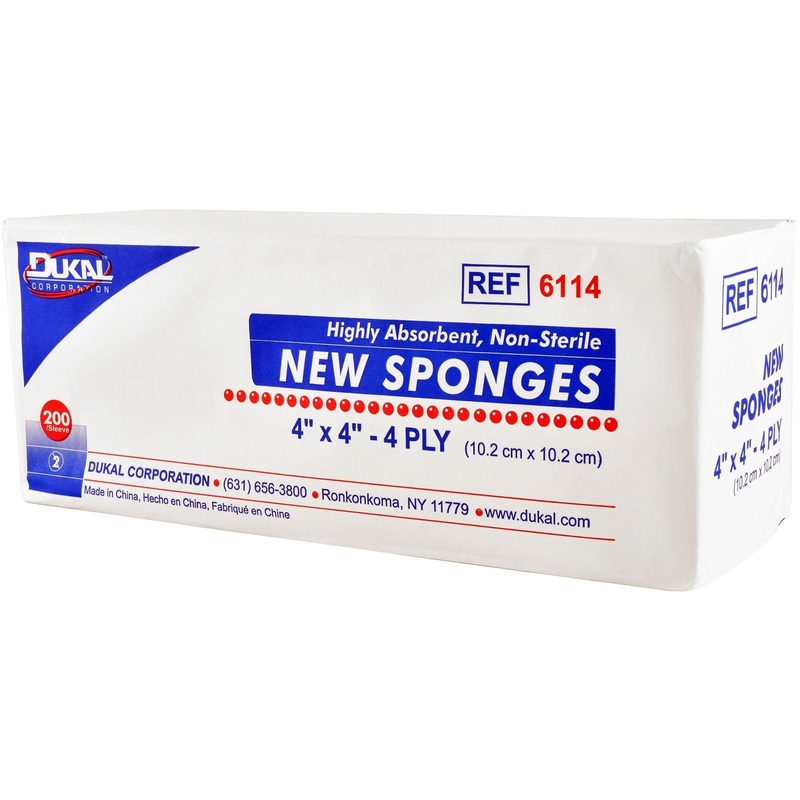 Gauze Sponges (Non Sterile) 4 x 4