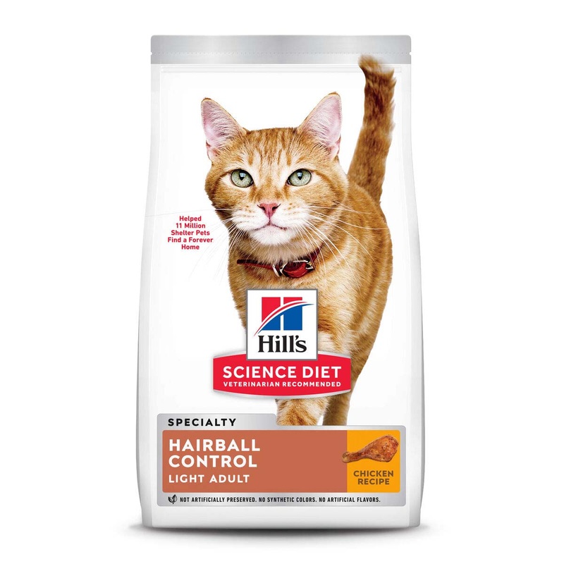 Hill’s Science Diet Adult Hairball Control Light – Cat Food