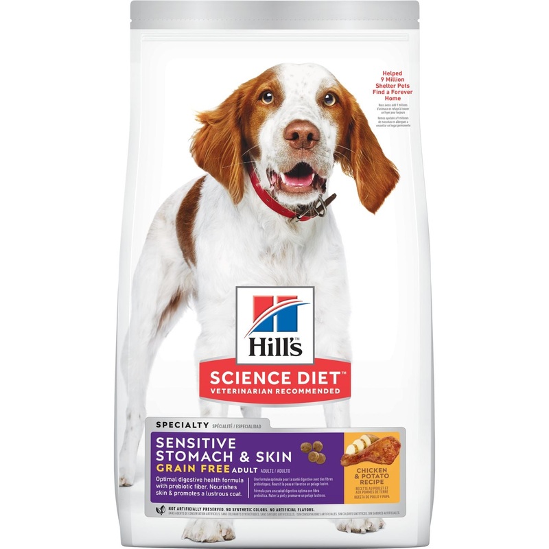Hill’s Science Diet Adult Sensitive Stomach & Skin Grain Free – Dog Food