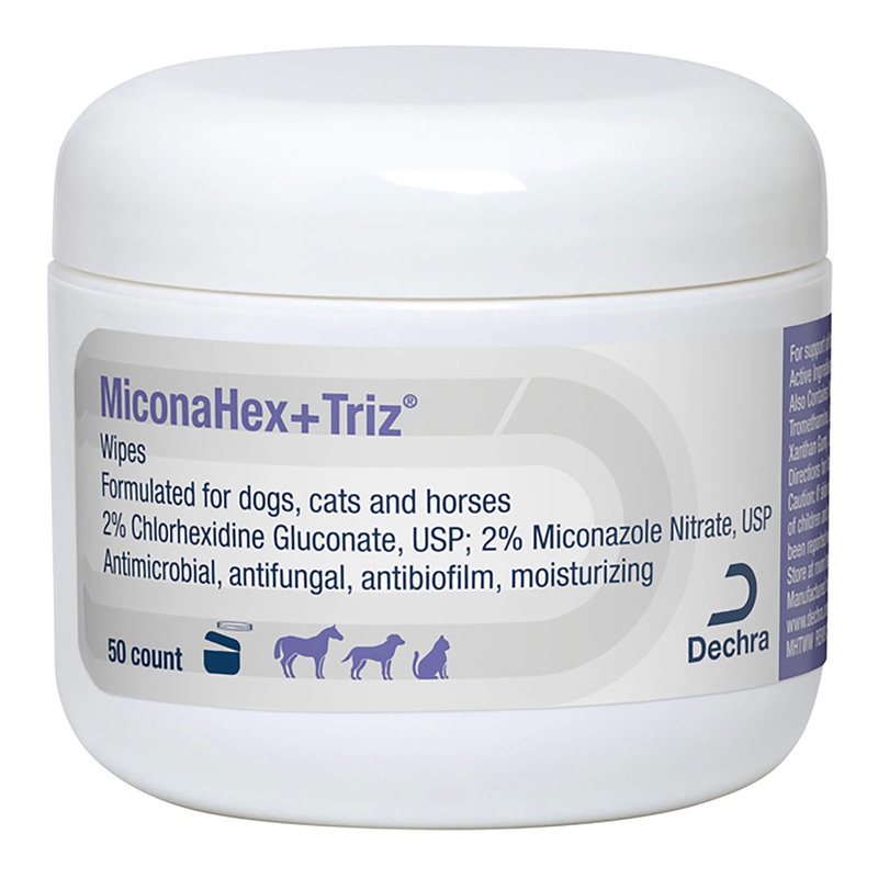 MiconaHex+Triz Wipes, 2.25 round, 50 ct jar