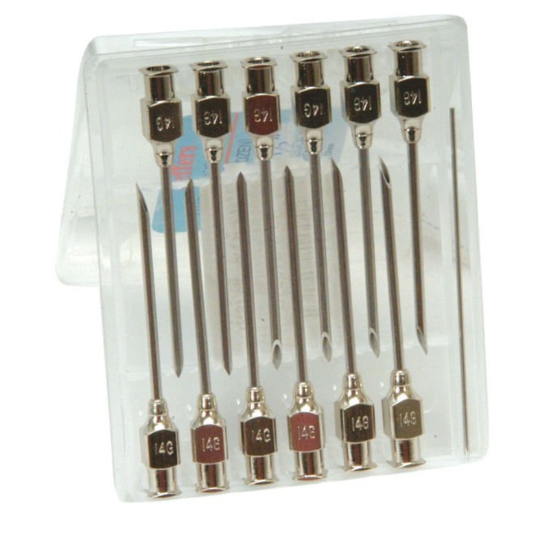 Stainless Steel Veterinary Needles, 12 pack