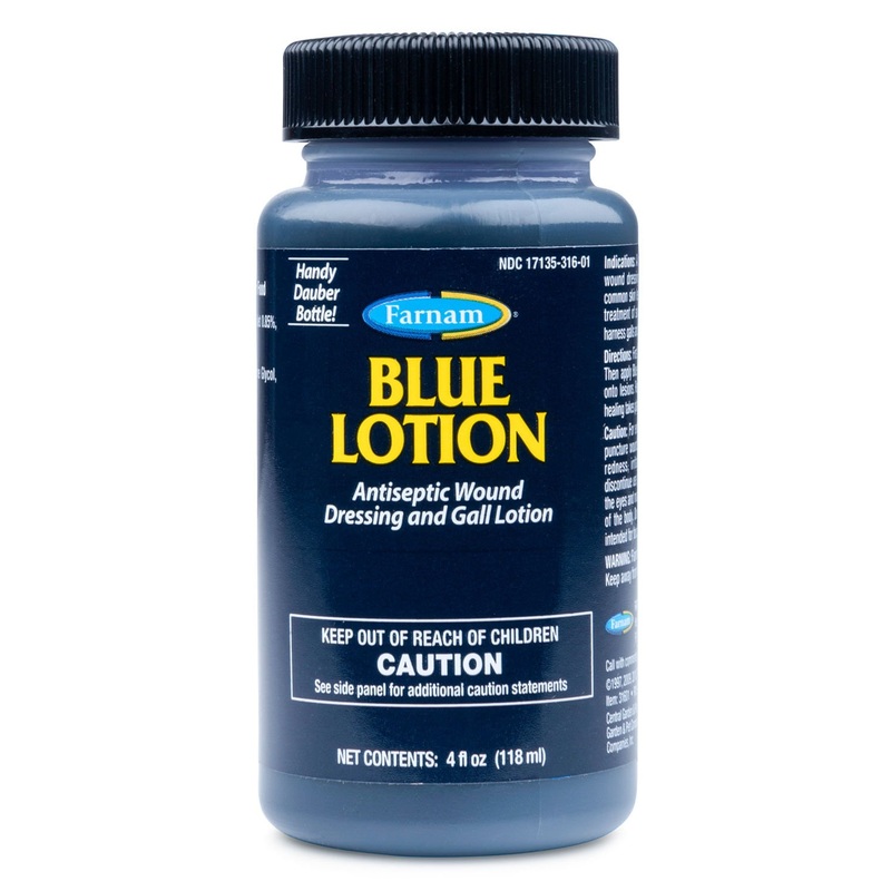 Blue Lotion Antiseptic Wound Dressing for Horses & Dogs