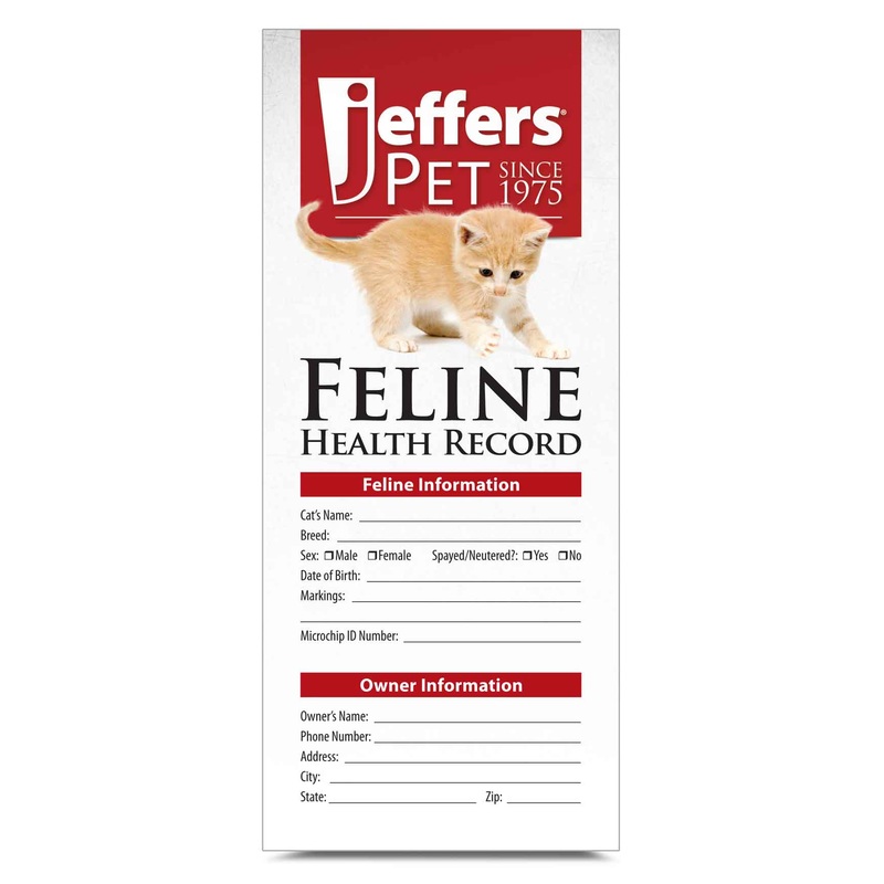 Cat Health Records, 10 pk|1|25|5|50