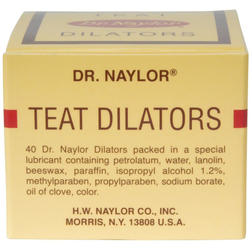 Dr. Naylor’s Teat Dilators, Box of 40