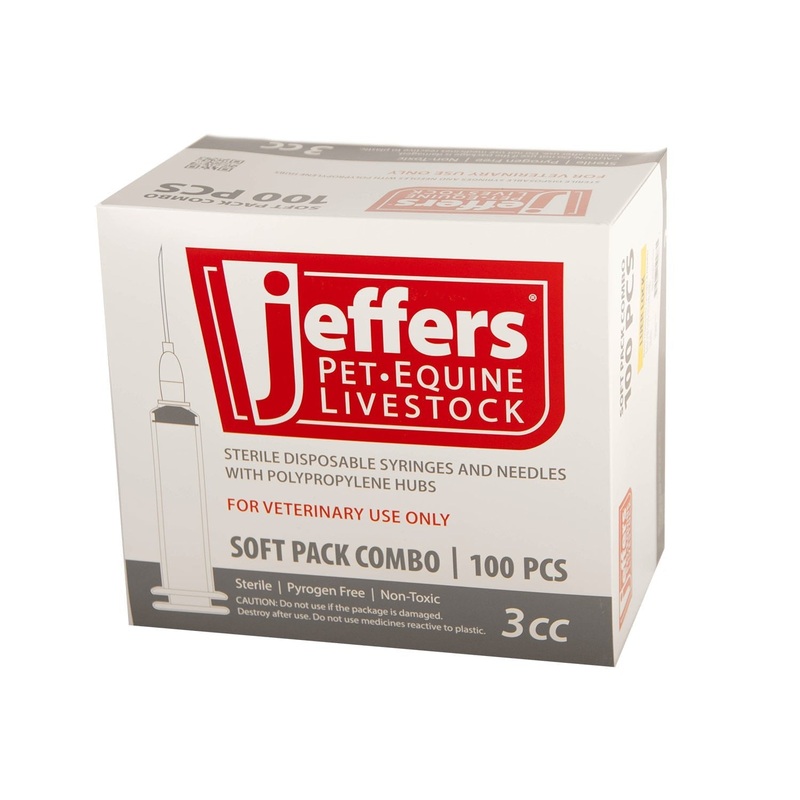Luer Lock Syringe/Needle Combo, Box of 100