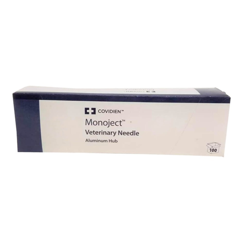 Monoject Needle, Aluminum Hub, 16g x 3/4, 100 ct