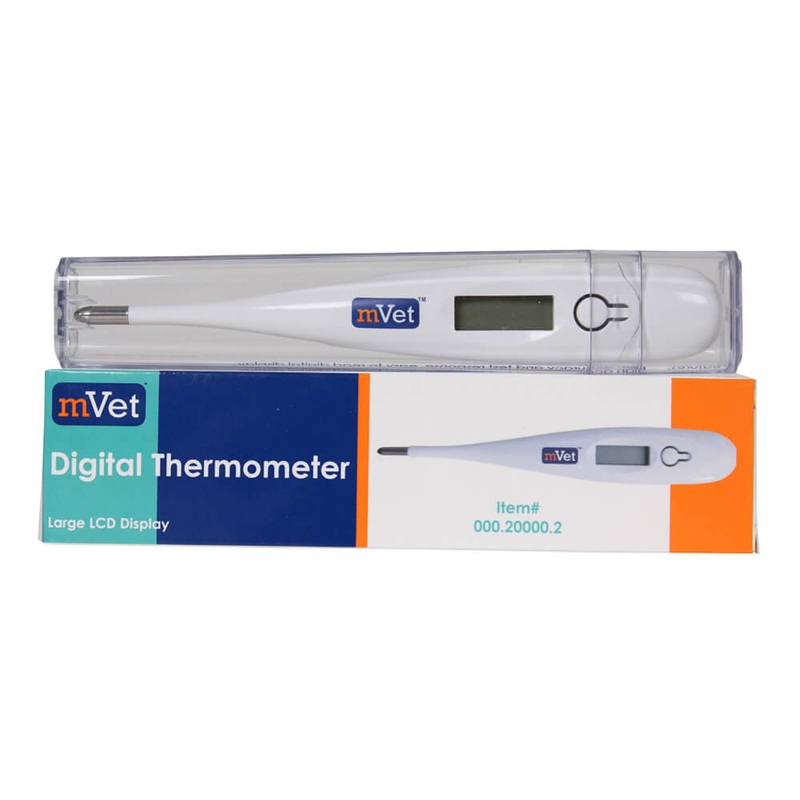 mVet Digital Thermometer|White