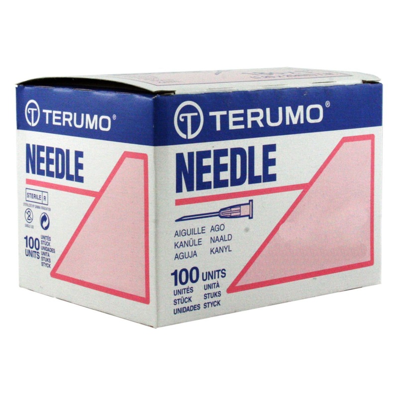 Rx Terumo Needle Aiguille, 18g x 1, 100 ct