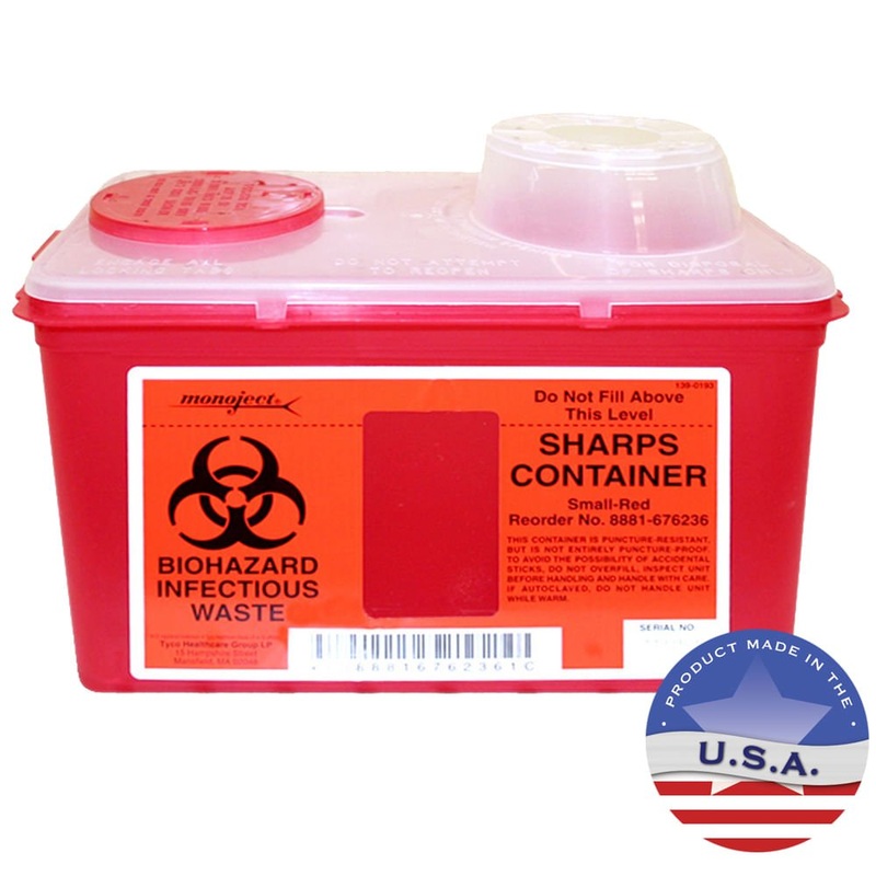 Sharps Biohazard Container|1 Gallon|2 Gallon